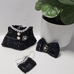 🌀Labubu Elegant Black Outfit Set